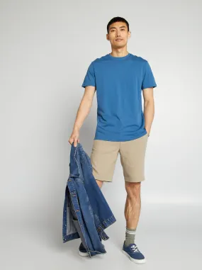 Gray Bermuda shorts