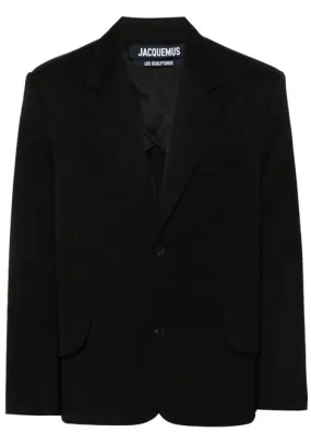 Black Men's Jacket Title in Italian