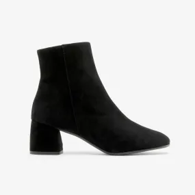 Black Suede Ankle Boot