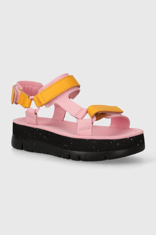 Camper leather Oruga Up sandals