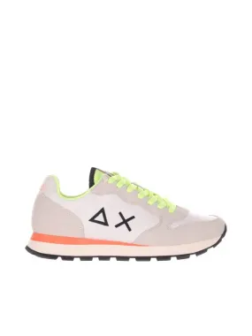Fluorescent Suede and Nylon Sneaker Tom