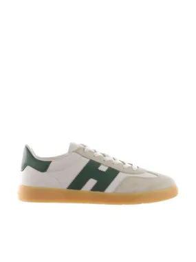 Le sneakers di design urbano in pelle e camoscio.