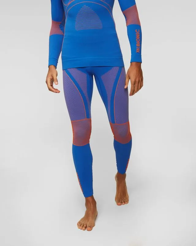 Leggings termoattivi blu da uomo X-Bionic Energy Accumulator 4.0