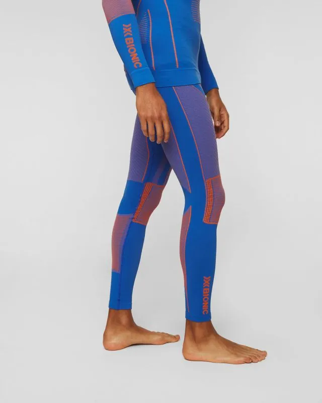Leggings termoattivi blu da uomo X-Bionic Energy Accumulator 4.0