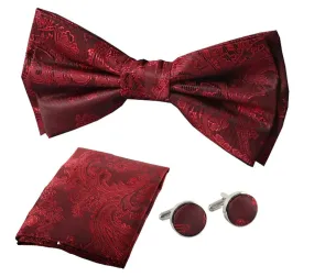 Men's Gift Set: Pocket Square and Cufflinks for Him