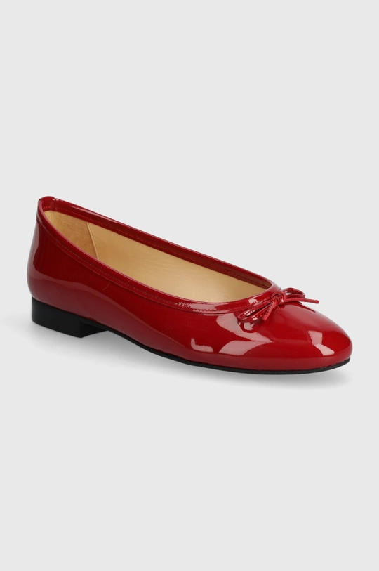 Oriana leather ballerina flats