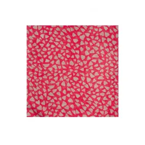 Red Bamboo Fiber Scarf