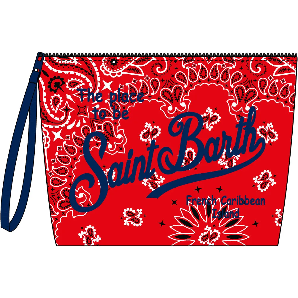 Red Scuba Clutch Design
