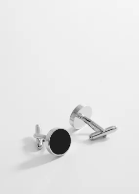 Rounded black gemelli