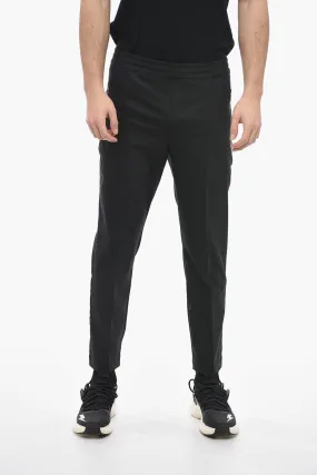 Slim Fit Pants with Ankle Zip - REM Style
