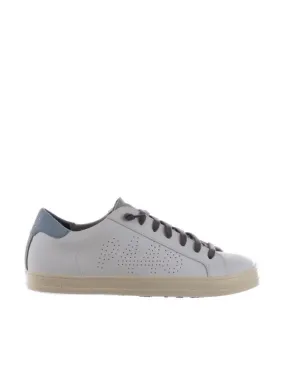Perforated logo leather sneakers.