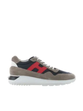 Suede interactive sneakers