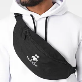 White and Black Teddy Banana Bag