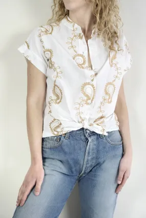 White Embroidered Shirt | Embroidery Collection